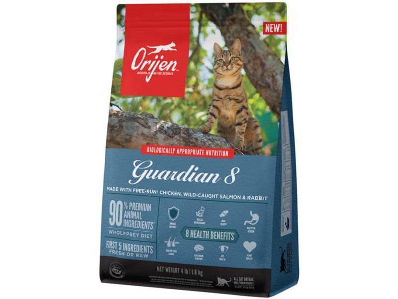 Orijen Cat Guardian 8 suaugusioms katėms 1,8 kg kaina ir informacija | Sausas maistas katėms | pigu.lt