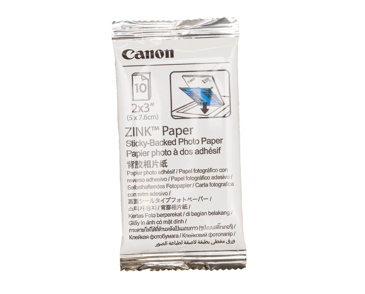 Canon Zink Photo Paper, 10 lapų kaina ir informacija | Priedai fotoaparatams | pigu.lt