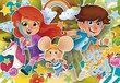 Dėlionė Clementoni Supercolor Floor Topo Gigio, 40 vnt цена и информация | Dėlionės (puzzle) | pigu.lt