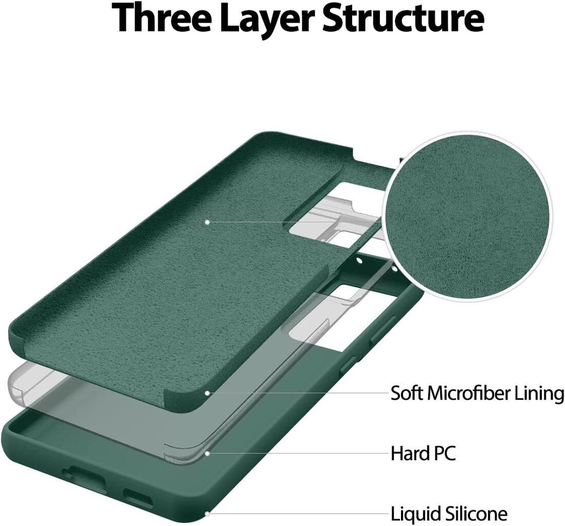 Mercury Silicone Apple iPhone 11 tamsiai žalias цена и информация | Telefono dėklai | pigu.lt