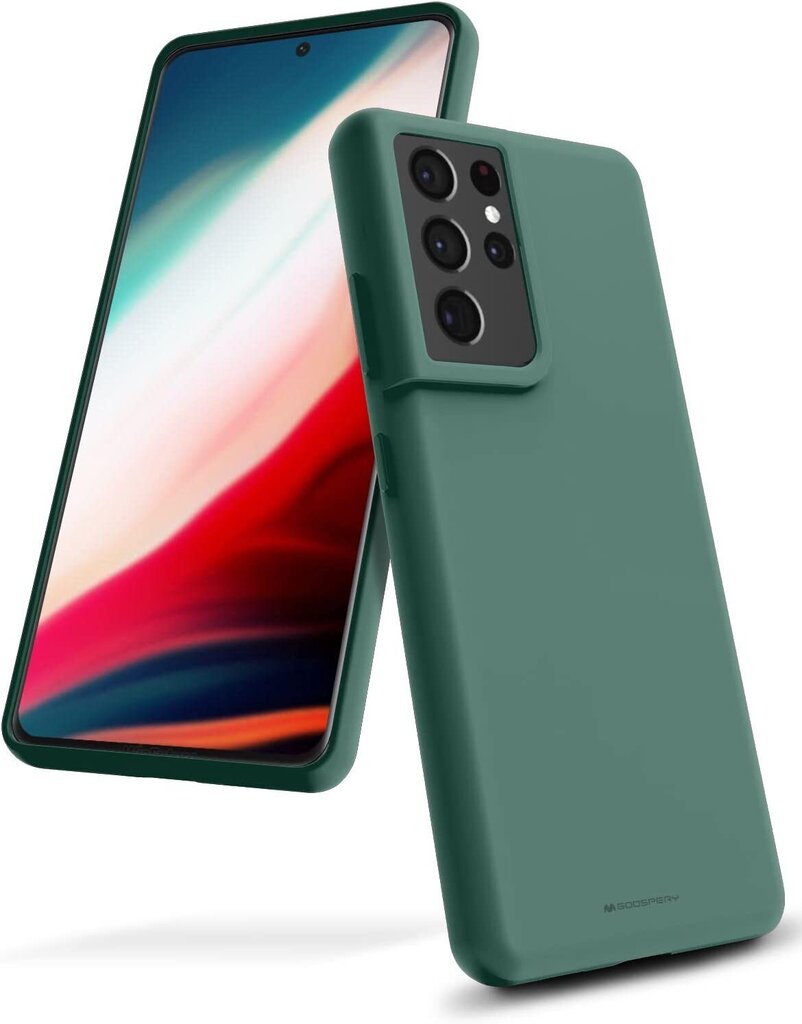 Mercury Silicone Apple iPhone 11 tamsiai žalias kaina ir informacija | Telefono dėklai | pigu.lt