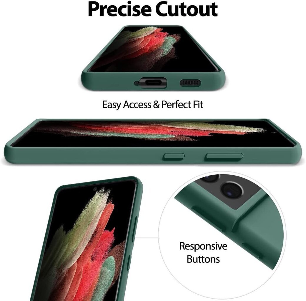 Mercury Silicone Apple iPhone 11 tamsiai žalias kaina ir informacija | Telefono dėklai | pigu.lt