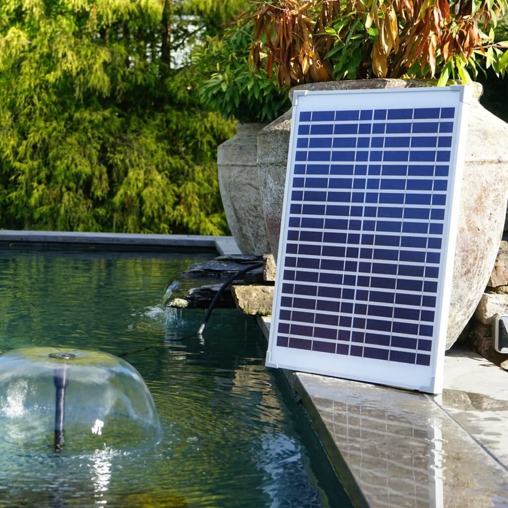Sodo fontano rinkinys Ubbink SolarMax, mėlynas kaina ir informacija | Sodo dekoracijos | pigu.lt