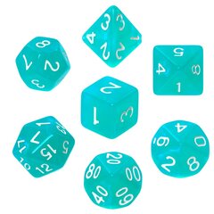 Kauliukai Rebel RPG Dice Set, Turquoise kaina ir informacija | Stalo žaidimai, galvosūkiai | pigu.lt