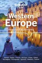 Lonely Planet Western Europe Phrasebook & Dictionary 6th edition kaina ir informacija | Kelionių vadovai, aprašymai | pigu.lt