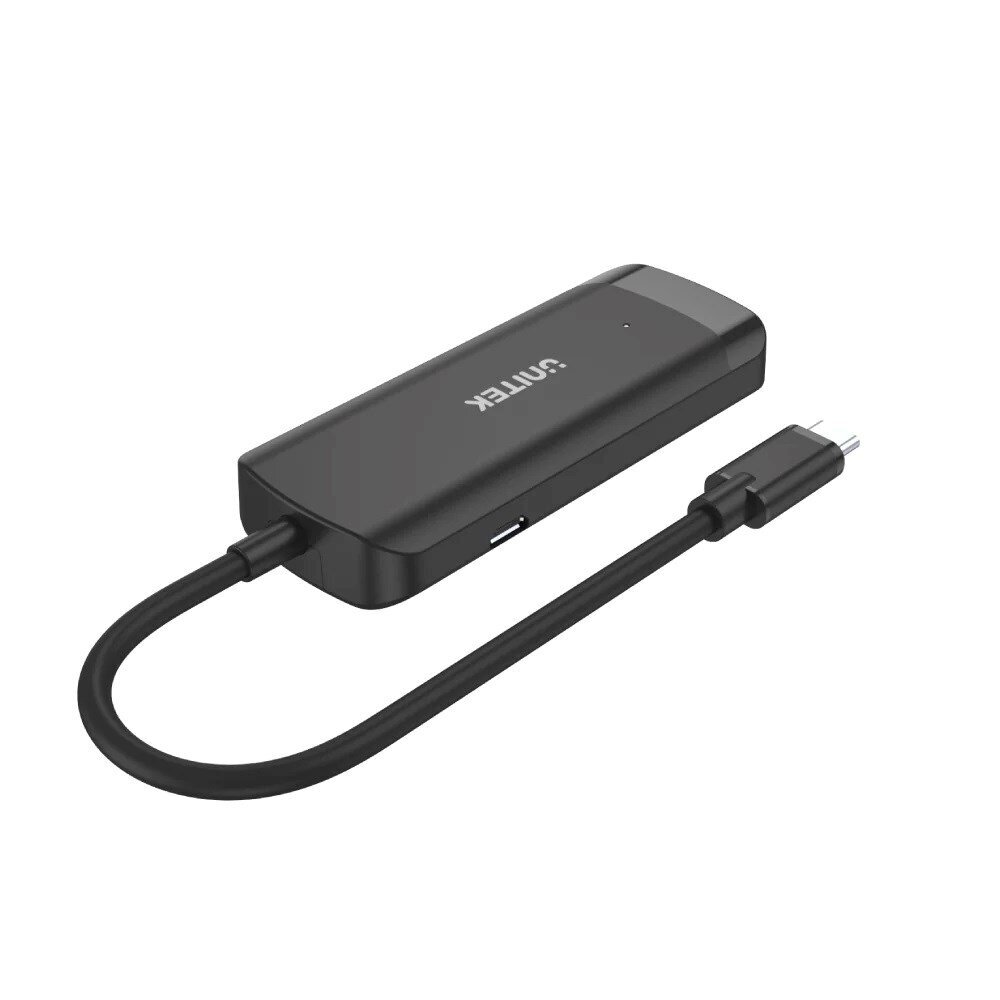 USB šakotuvas Unitek H1110B, USB-C, 3 X USB-A 3.1, HDMI цена и информация | Adapteriai, USB šakotuvai | pigu.lt