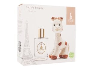 Набор: духи для детей от 5 лет Sophie la Giraffe Coffret Eau de Toilette 100 мл + очаровательная плюшевая игрушка цена и информация | Духи для детей | pigu.lt