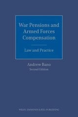 War Pensions and Armed Forces Compensation: Law and Practice 2nd Revised edition цена и информация | Книги по экономике | pigu.lt