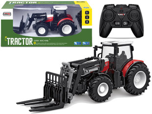 Nuotoliniu būdu valdomas traktorius su priedais Lean Toys kaina ir informacija | Žaislai berniukams | pigu.lt