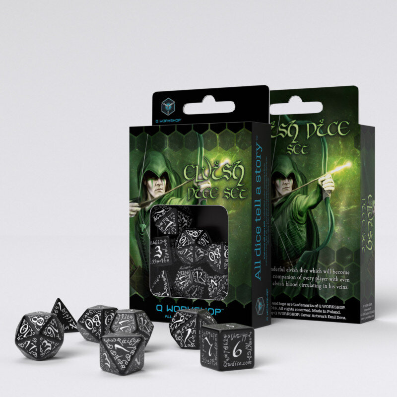 Kauliukų rinkinys Elvish kaina ir informacija | Stalo žaidimai, galvosūkiai | pigu.lt