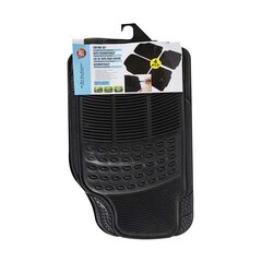 Комплект автомобильных ковриков Dunlop Allride Чёрный Резина цена и информация | Модельные резиновые коврики | pigu.lt