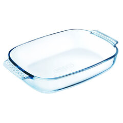 Pyrex stiklinis kepimo indas, 39 x 25 cm kaina ir informacija | Kepimo indai, popierius, formos | pigu.lt