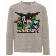Детская футболка с длинным рукавом Minecraft цена и информация | Рубашка для мальчиков | pigu.lt