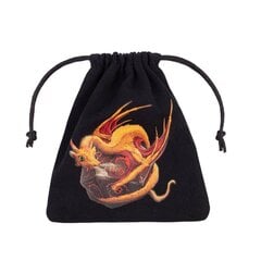 kauliukų maišelis Dragon Black & adorable kaina ir informacija | Stalo žaidimai, galvosūkiai | pigu.lt