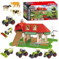 Набор Woopie Farm Farm Тракторы + фигурки 42 эл. цена и информация | Игрушки для мальчиков | pigu.lt