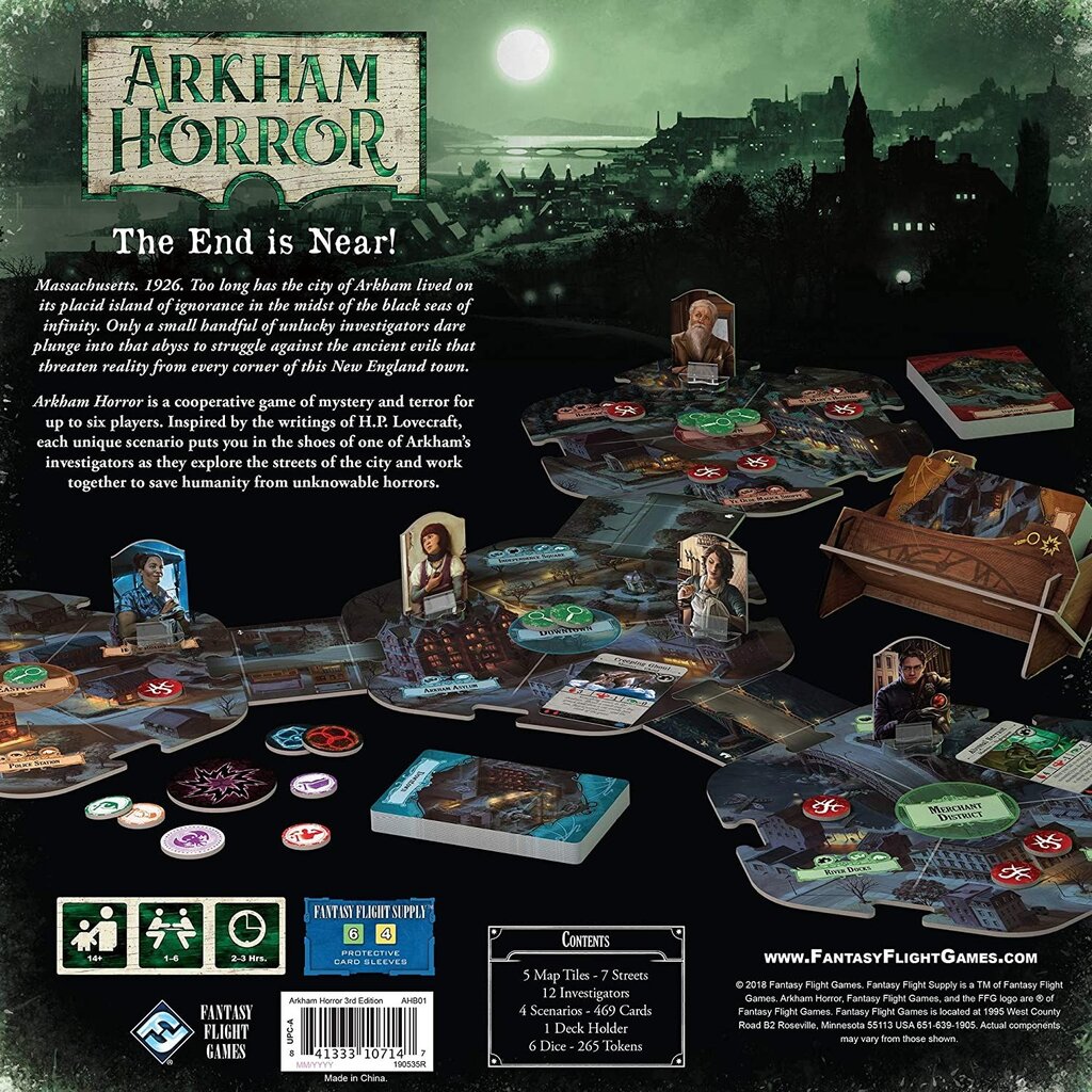 Stalo žaidimas Arkham Horror Third Edition, EN kaina ir informacija | Stalo žaidimai, galvosūkiai | pigu.lt