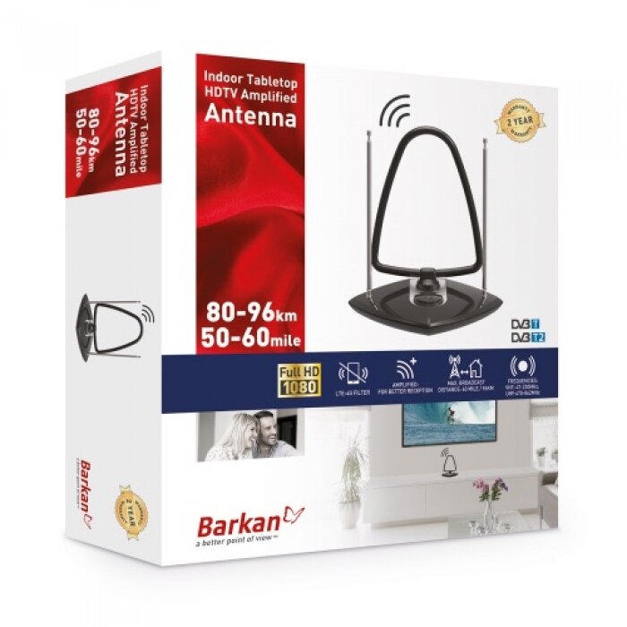 Barkan AB60A kaina ir informacija | TV antenos ir jų priedai | pigu.lt