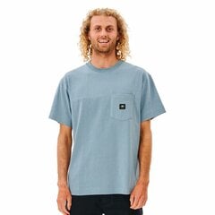 Футболка с коротким рукавом мужская Rip Curl Pocket Quality Surf  Синий цена и информация | Мужские футболки | pigu.lt