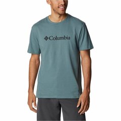 Футболка с коротким рукавом мужская Columbia CSC Basic Logo Циановый цена и информация | Футболка мужская | pigu.lt