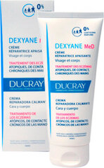 Glotninamasis kremas Ducray Dexyane Med Soothing Repair Cream, 100ml kaina ir informacija | Kūno kremai, losjonai | pigu.lt