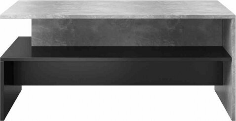 Kavos staliukas Hakano, pilkas/juodas kaina ir informacija | Kavos staliukai | pigu.lt