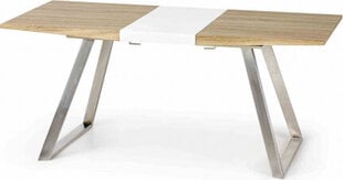Обеденный стол Halmar, коричневый/белый цена и информация | Журнальные столики | pigu.lt