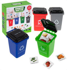 Atliekų rūšiavimo žaidimas su kortelėmis kaina ir informacija | Lavinamieji žaislai | pigu.lt