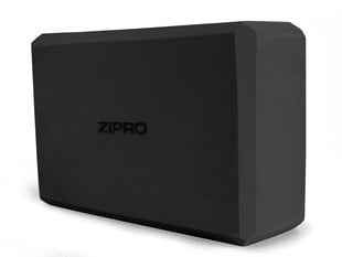Блок для йоги Zipro, черный цвет цена и информация | Товары для йоги | pigu.lt