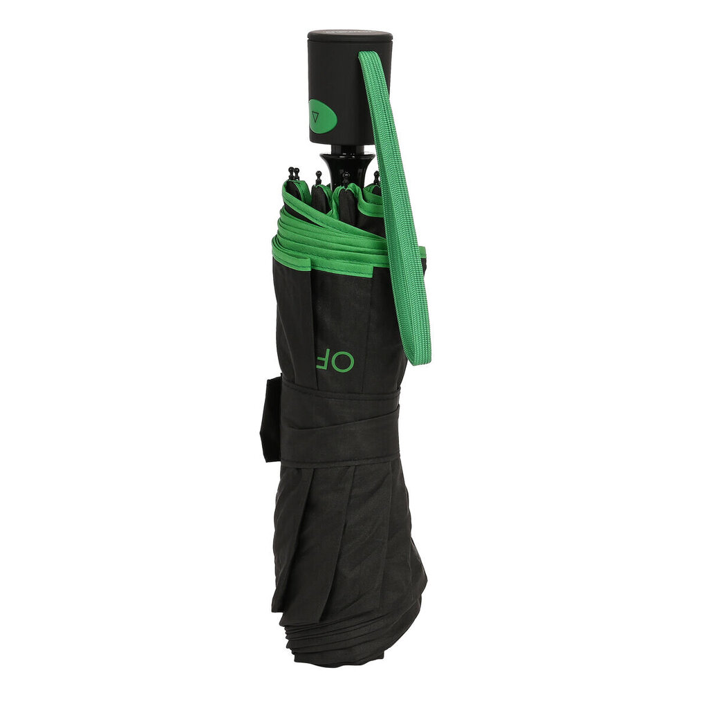 Sulankstomas skėtis Benetton (Ø 93 cm) S4307369, juodas kaina ir informacija | Moteriški skėčiai | pigu.lt