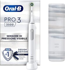 Oral-B Pro 3 3500 Limited Edition, White цена и информация | Электрические зубные щетки | pigu.lt