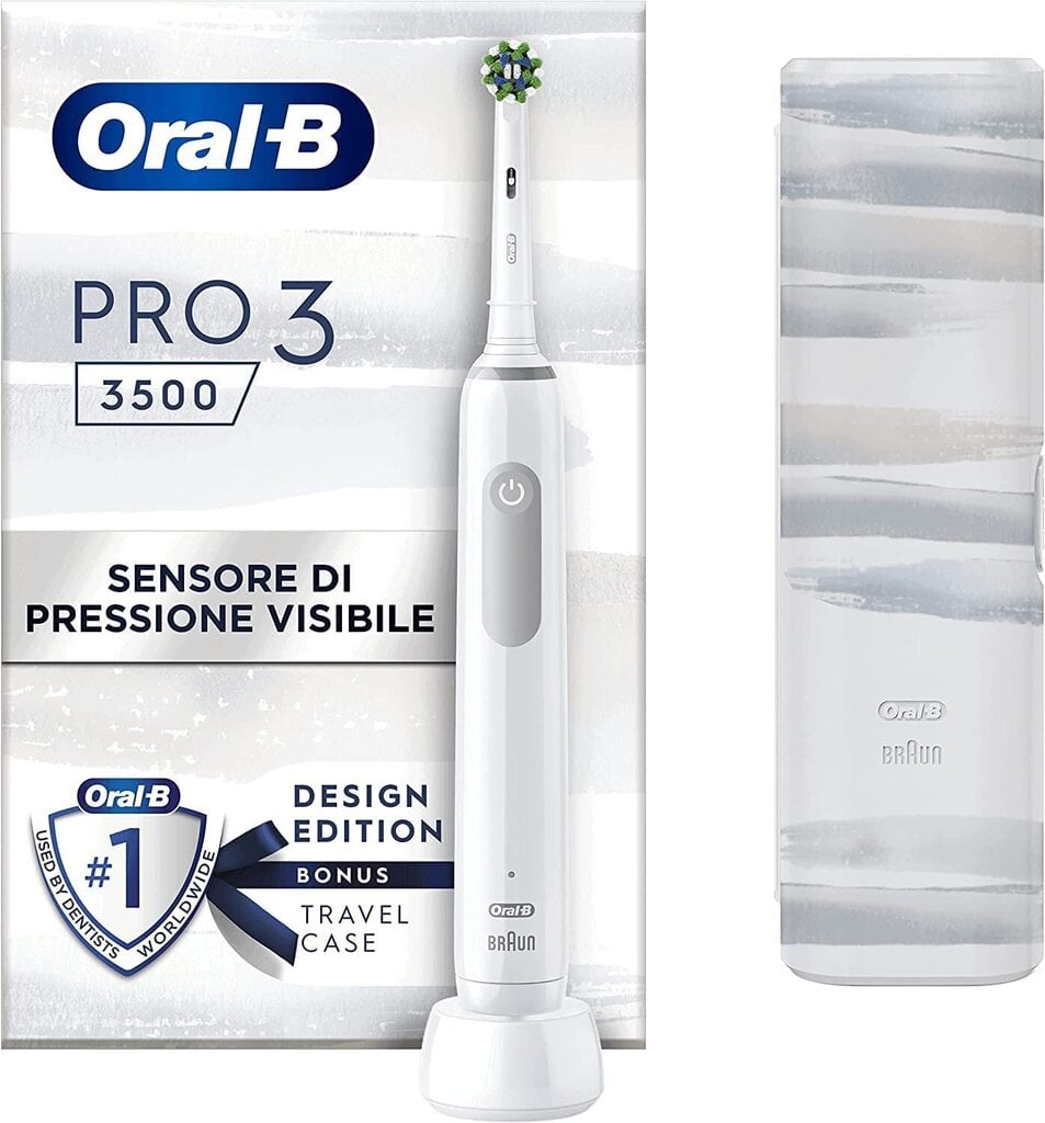 Oral-B Pro 3 3500 Limited Edition kaina ir informacija | Elektriniai dantų šepetėliai | pigu.lt