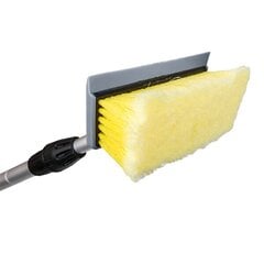 Щетка + скребок для мытья с клапаном - телескопическая, длина: 104-169см цена и информация | Принадлежности для моющего оборудования | pigu.lt