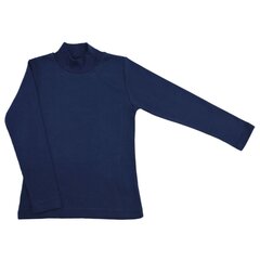 Palaidinė ilgomis rankovėmis su apykakle, mėlyna kaina ir informacija | Marškinėliai berniukams | pigu.lt