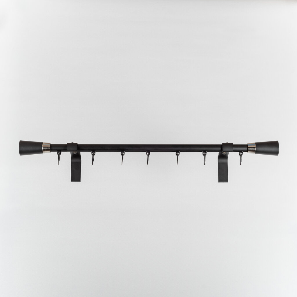 Karnizas "IMPERIA" viengubas, juodos sp. 240 cm. kaina ir informacija | Karnizai | pigu.lt