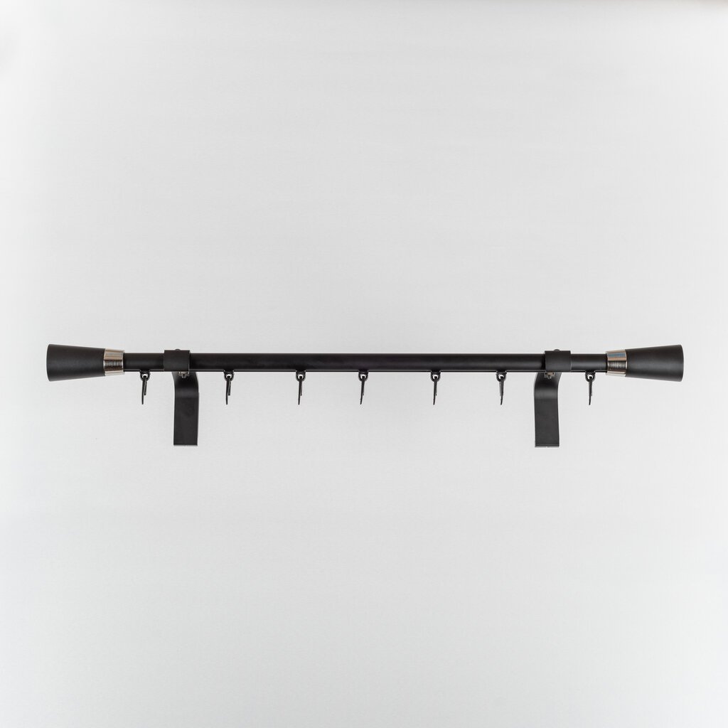 Karnizas "IMPERIA" viengubas, juodos sp. 300 cm. цена и информация | Karnizai | pigu.lt
