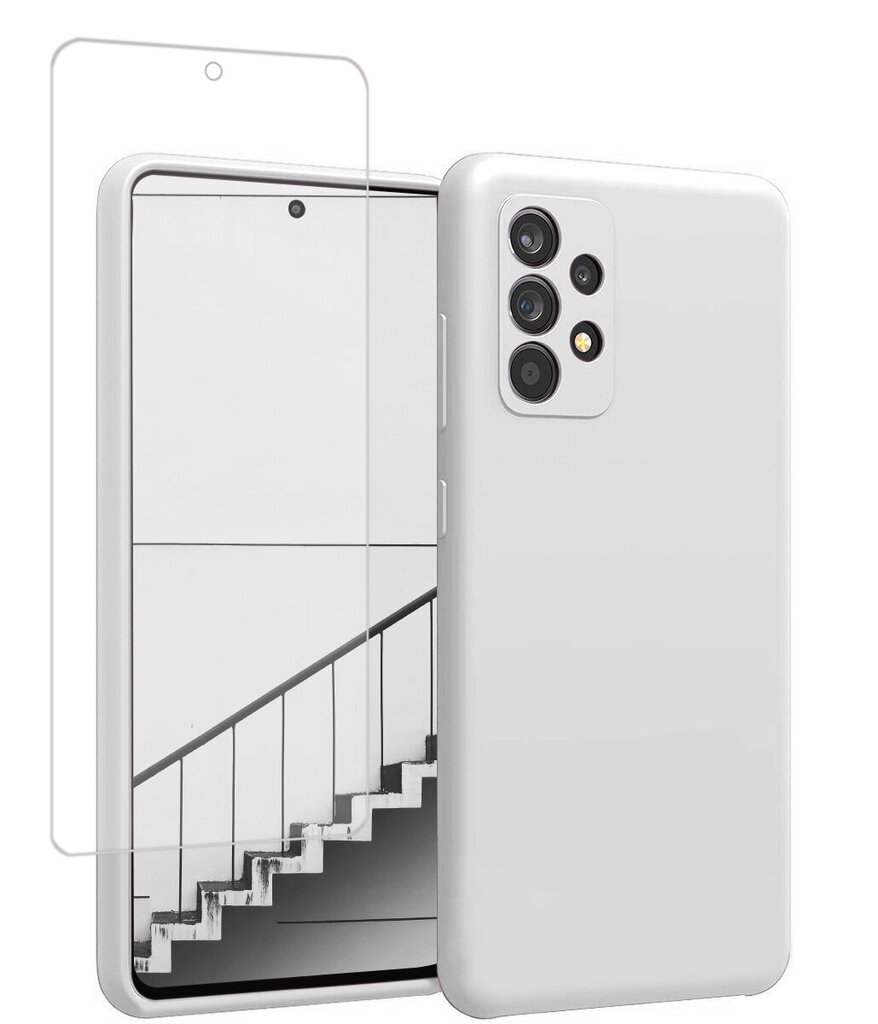 Soundberry rinkinys Samsung Galaxy A53 Baltas Snow white kaina ir informacija | Telefono dėklai | pigu.lt