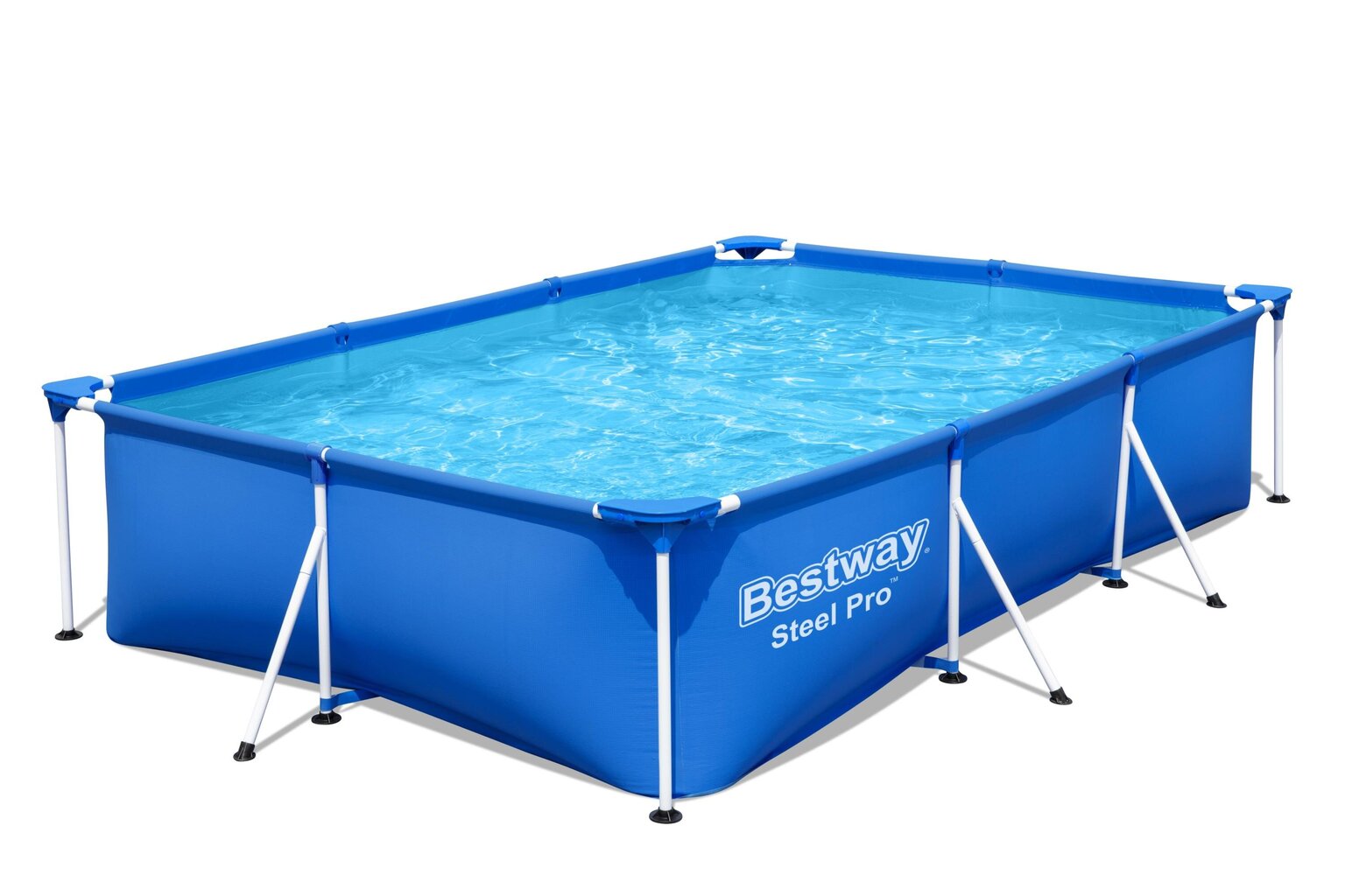 Baseinas Bestway Steel Pro, 300cm x 201cm x 66cm kaina ir informacija | Baseinai | pigu.lt