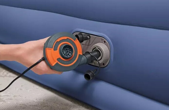 Bestway® TriTech™ Vento pripučiamas čiužinys su integruotu elektriniu siurbliu Double XL/Mid 203 x 152 x 46 cm kaina ir informacija | Pripučiami čiužiniai ir baldai | pigu.lt