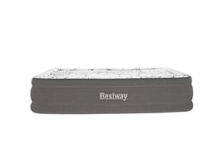 Bestway® TriTech™ pripučiamas čiužinys Cushify Top™ su integruotu elektriniu siurbliu Double XL/Mid 203 x 152 x 46 cm kaina ir informacija | Pripučiami čiužiniai ir baldai | pigu.lt
