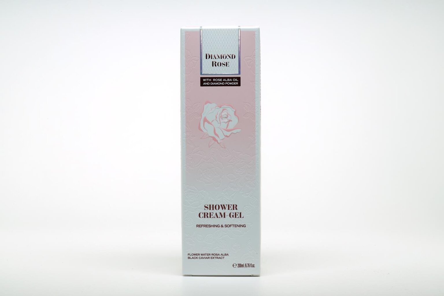 Gaivinanti ir minkštinanti kreminė dušo želė Diamond Rose, 200 ml kaina ir informacija | Dušo želė, aliejai | pigu.lt