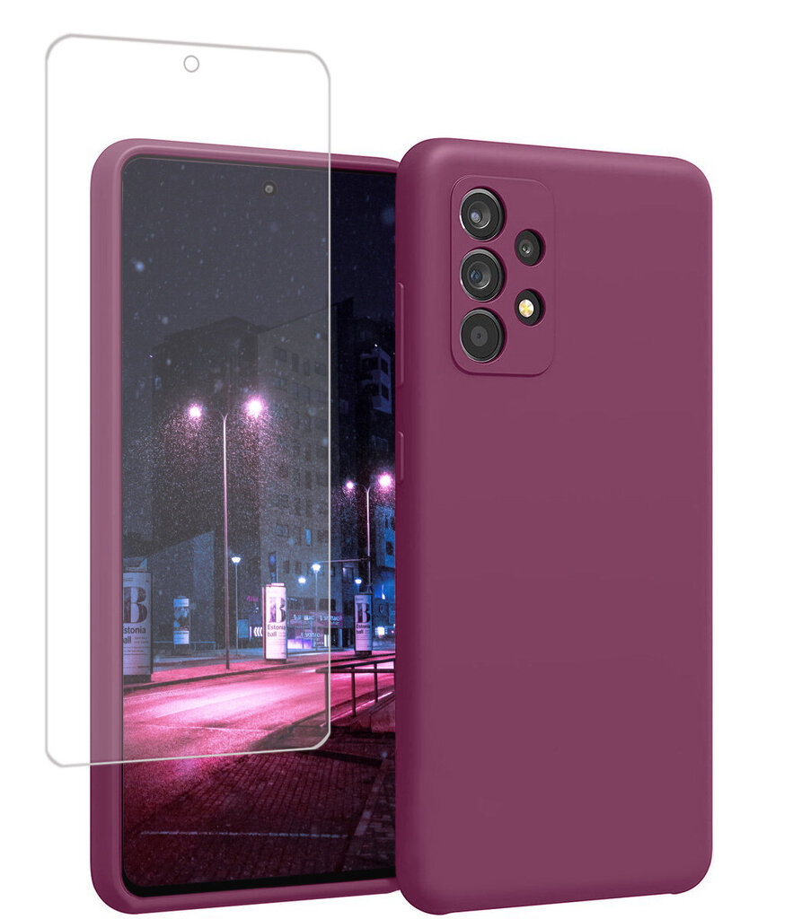 Soundberry rinkinys Samsung Galaxy A53 violetinė Maroon kaina ir informacija | Telefono dėklai | pigu.lt