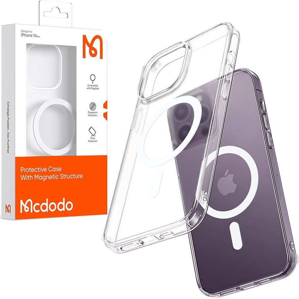 Mcdodo Magsafe iPhone 14 Pro kaina ir informacija | Telefono dėklai | pigu.lt