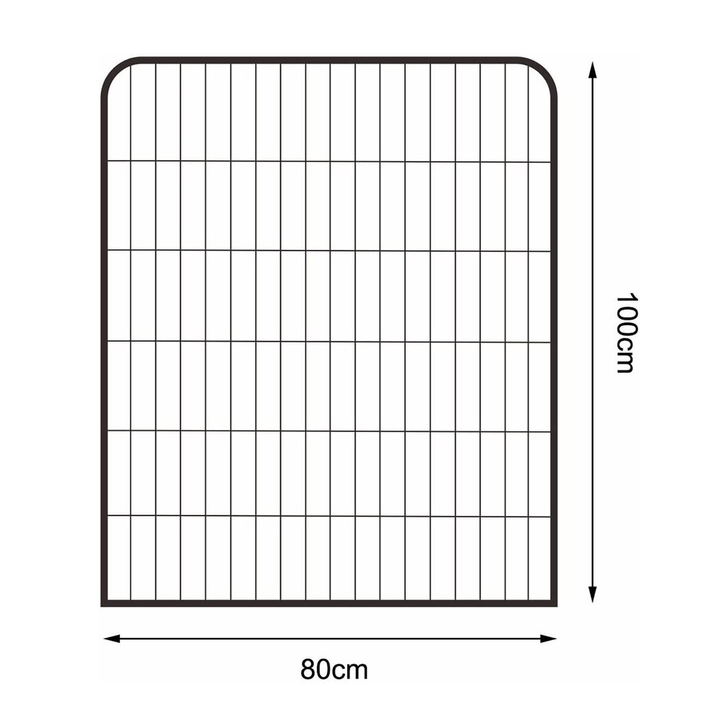 Lionto apsauginė tvorelė, aukštis 100 cm kaina ir informacija | Dresūros priemonės šunims | pigu.lt