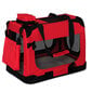Lionto transportavimo krepšys šunims ar katėms, raudonas, 50x34x36 cm kaina ir informacija | Transportavimo narvai, krepšiai | pigu.lt
