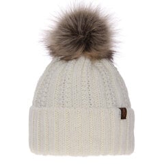 Женская шапка Need 4You, белый, мериносовая шерсть цена и информация | Женские шапки | pigu.lt