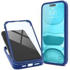 Ударопрочный чехол Moozy 360 для iPhone 14 Pro - Прозрачный  цена и информация | Чехлы для телефонов | pigu.lt