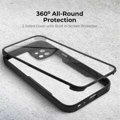 Ударопрочный чехол Moozy 360 для Samsung Galaxy A22 5G - Прозрачный   цена и информация | Чехлы для телефонов | pigu.lt