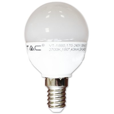 6W LED lemputė Е14 P45 (3000K) kaina ir informacija | Elektros lemputės | pigu.lt