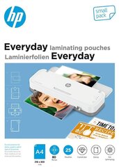 Laminavimo plėvelė HP Everyday A4 80 g/m 25 vnt цена и информация | Kanceliarinės prekės | pigu.lt