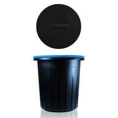 Контейнер для мусора Ecosolution 25L 37,5x37,5x39см тёмно-серый/синий цена и информация | Мусорные баки | pigu.lt